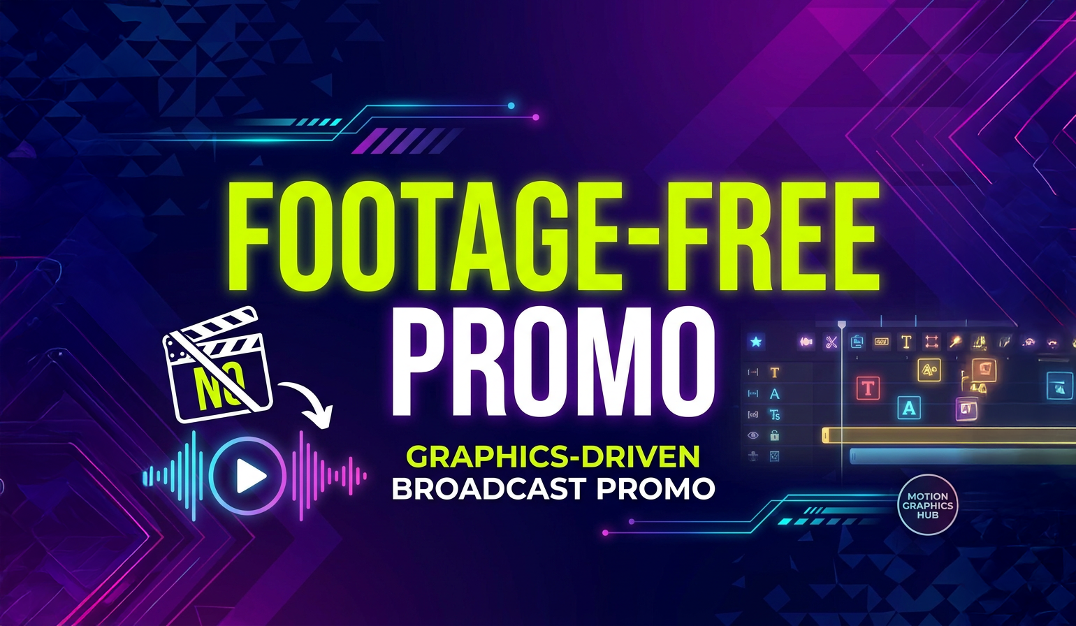 Footage-Free Promo — Graphics-Driven Broadcast Promo