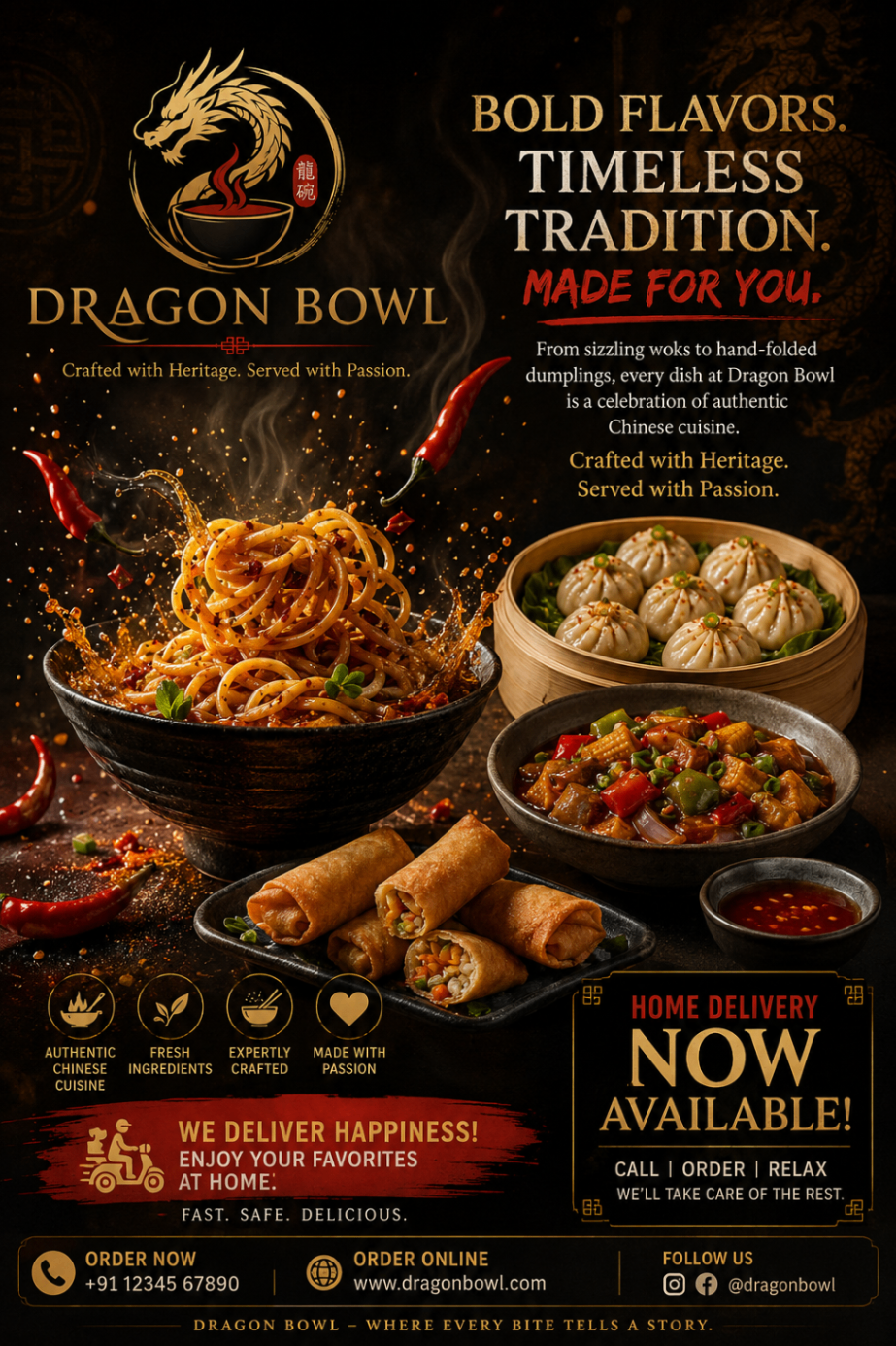 Dragon Bowl — Bold Flavors. Timeless Tradition.