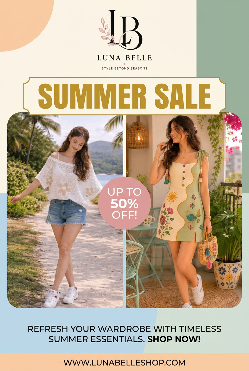Luna Belle — Shop Now social creative